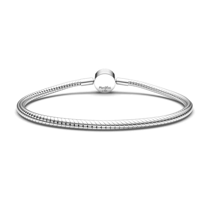 925 Sterling Silver Zircon Star Charm Bracelet | Pandora Compatible
