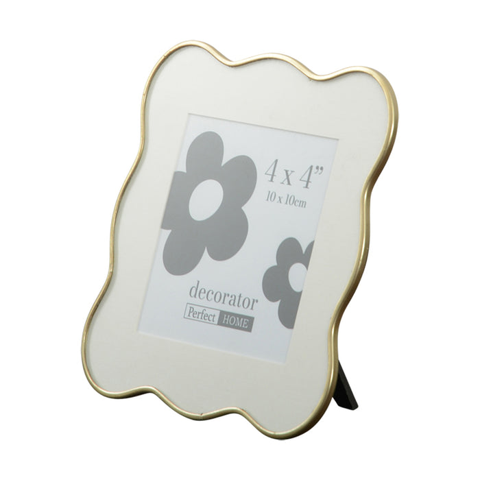 Aurora 4x4 Inch Photo Frame Gold