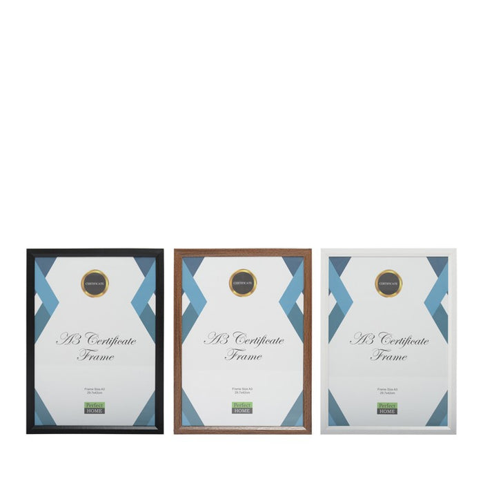 Award A3 Certificate Frame 3 Assorted Colours