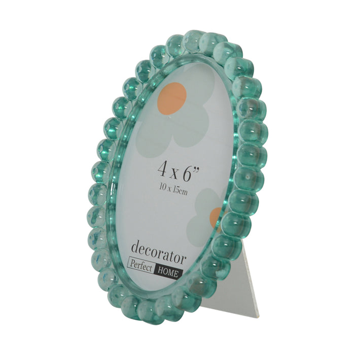 Bea 4x6 Inch  Photo Frame Aqua Aqua