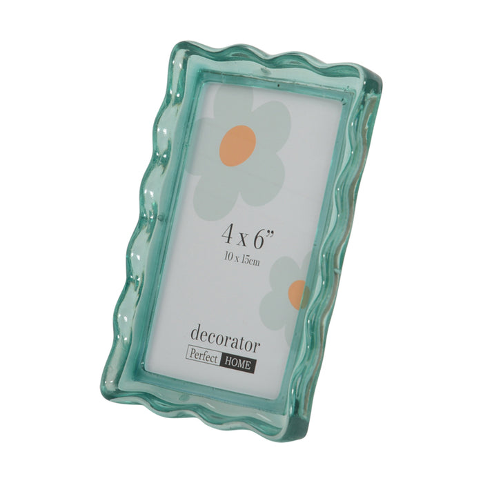 Bea 4x6 Inch Photo Frame Aqua