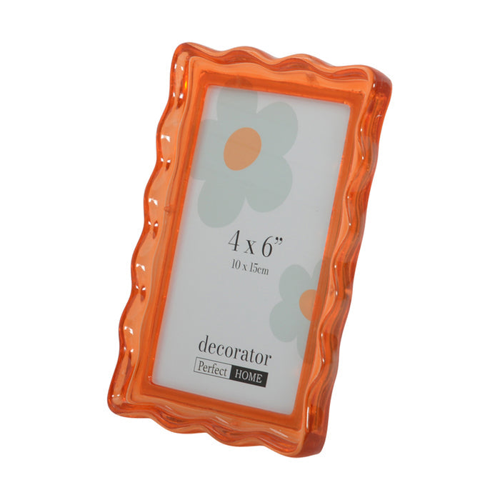 Bea 4x6 Inch Photo Frame Orange