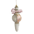 Blush Pink And Green Ornament 22X7X7cm