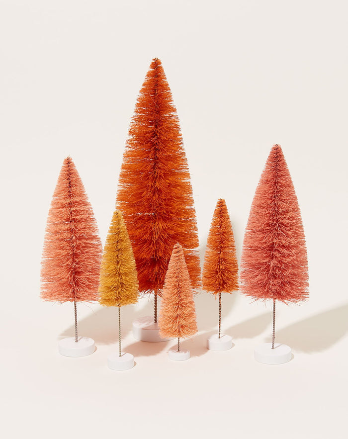 Cody Foster Bottle Brush Tree in Orange