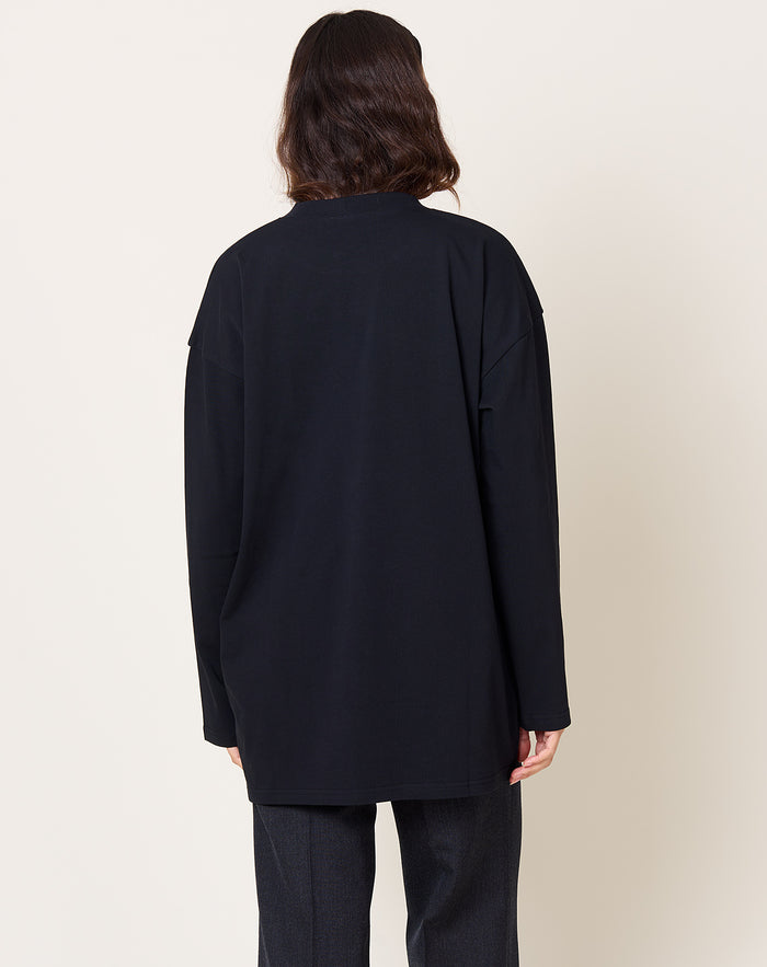 MVH Boy XL Longlseeve in Black Jersey