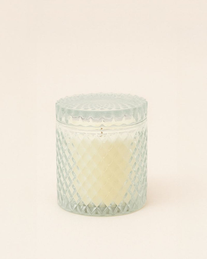 Brilliant Candle Vessel & Lid | 15oz Clear Glass