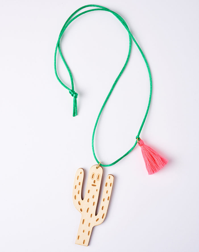 Little Lux Cactus Ghost Necklace