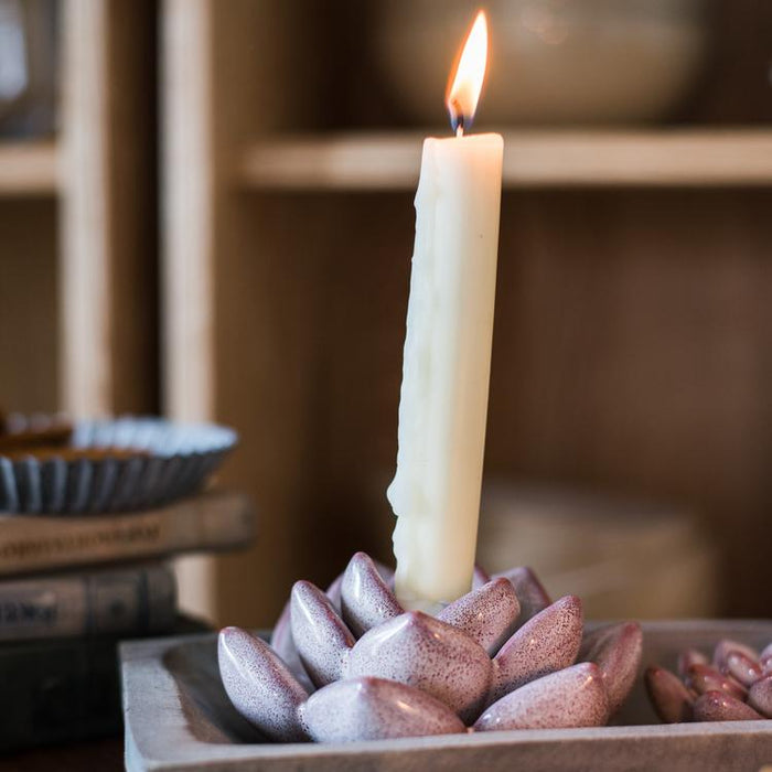 Ceramic Floral Candle Holder