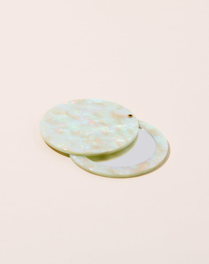 Machete Circle Mirror in Astral Mint