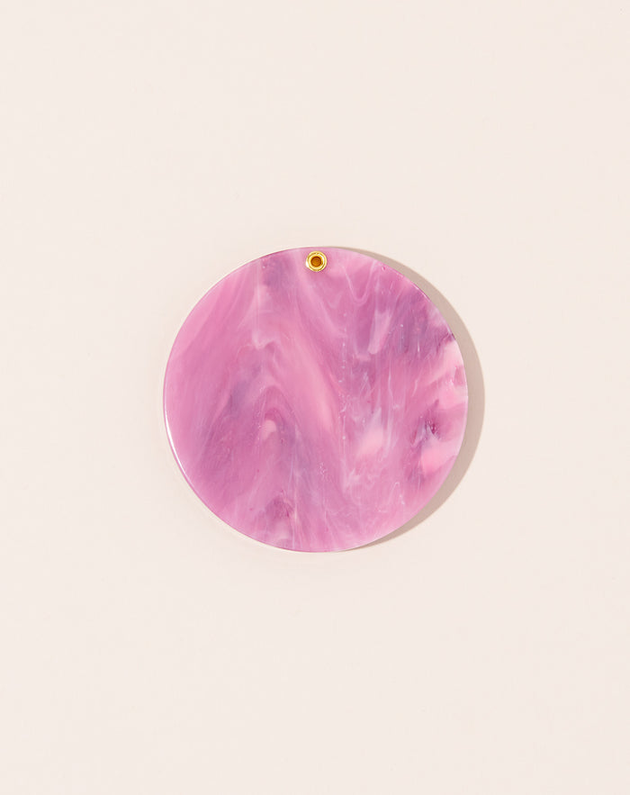 Machete Circle Mirror in Orchid
