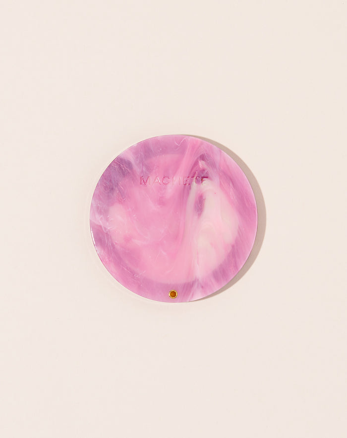 Machete Circle Mirror in Orchid