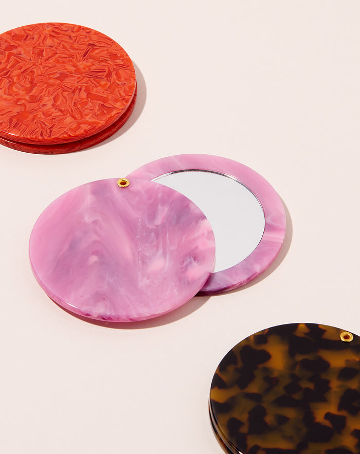 Machete Circle Mirror in Orchid