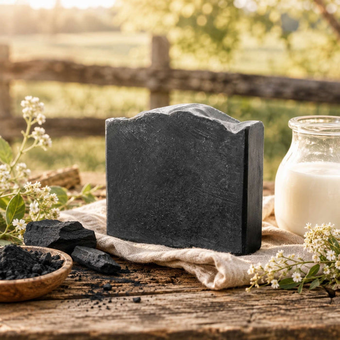Clarifying Charcoal Bar — Handmade Tallow & Goat Milk Soap