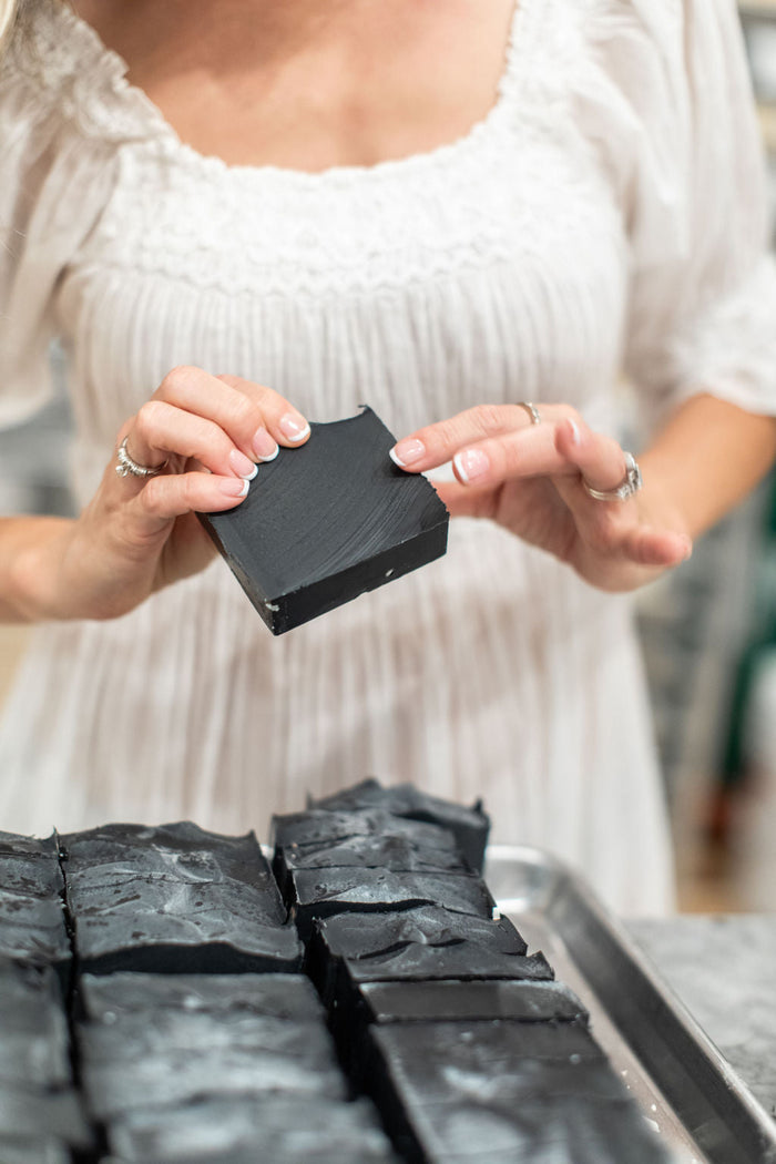 Clarifying Charcoal Bar — Handmade Tallow & Goat Milk Soap