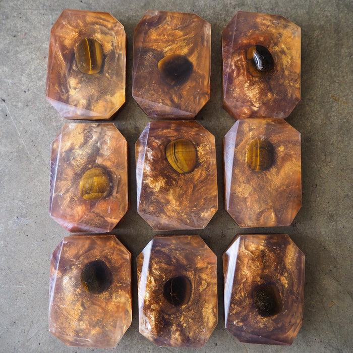Copper Warrior — Tiger's Eye Crystal Cleansing Bar