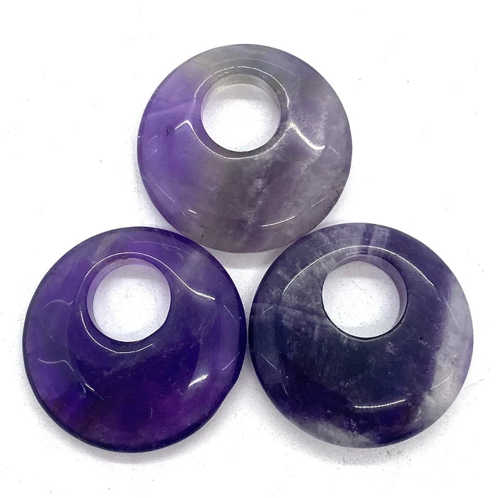 Crystal Light Energy Pendant Trio — White Quartz, Rose Quartz & Amethyst