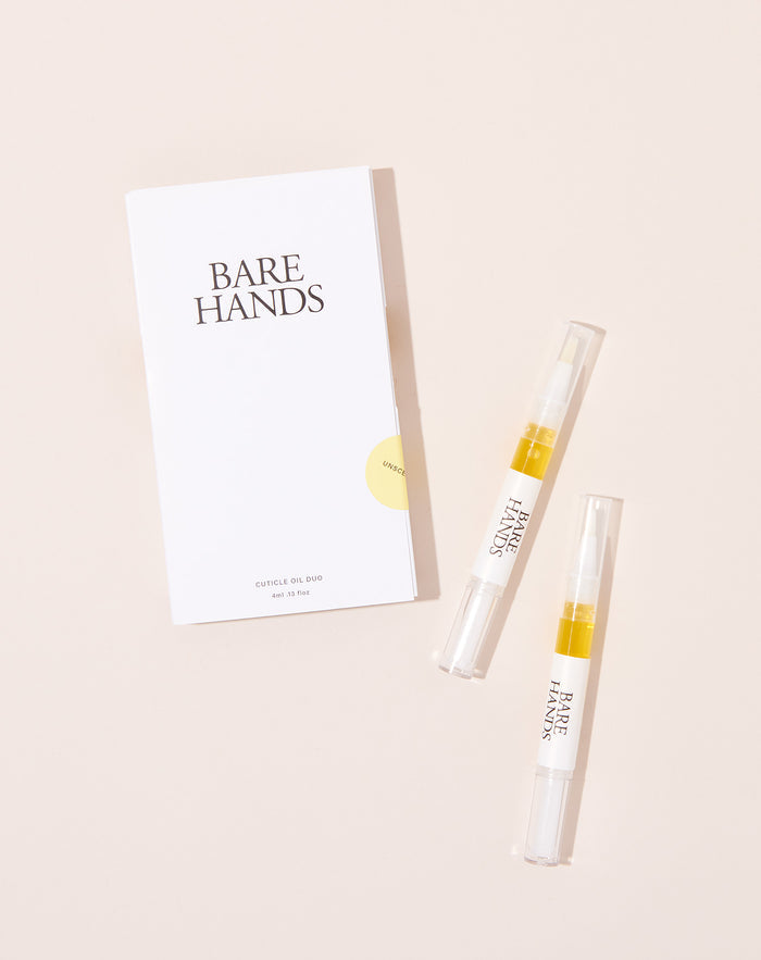 Bare Hands Cuticle Oil Duo in Unscented