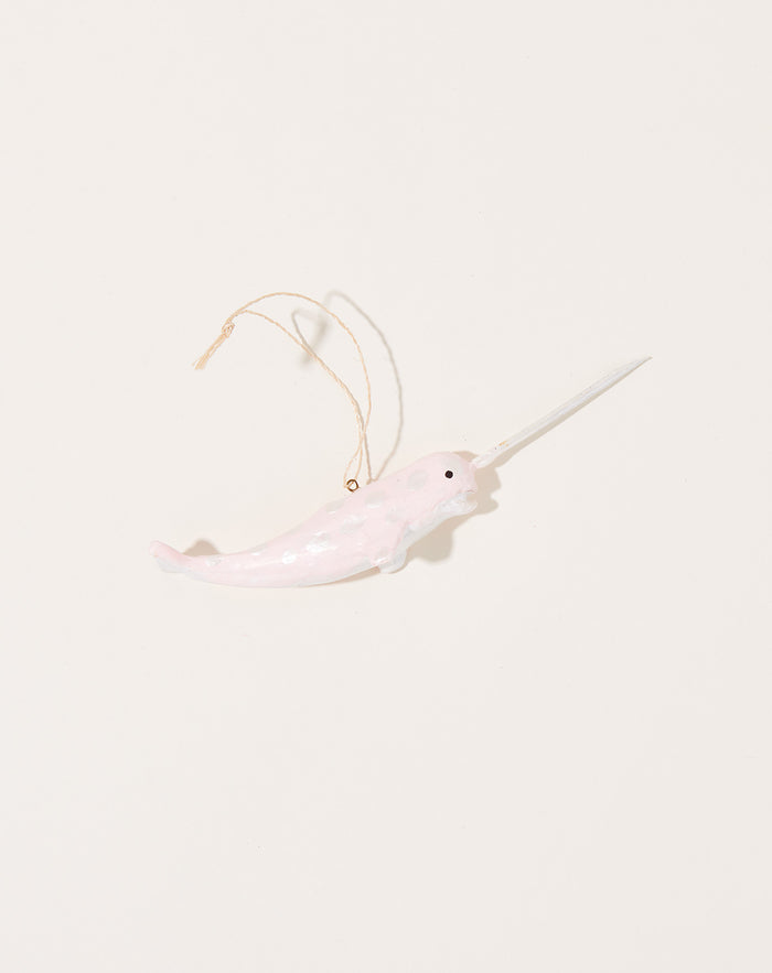 Festive Narwhal Ornament