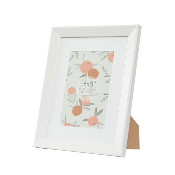 Finny 6x8 Inch White With 4x6 Inch Opening