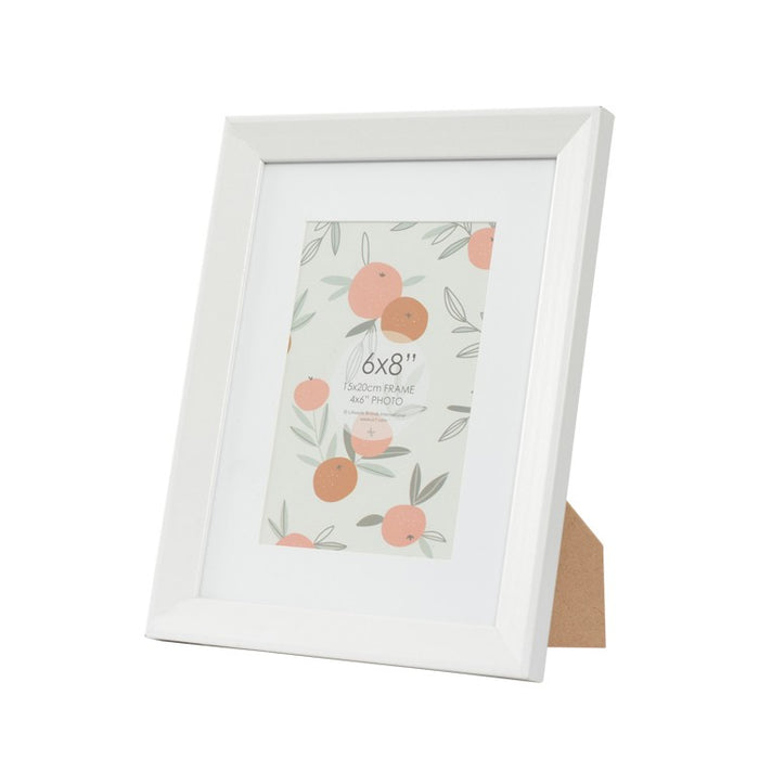 Finny 6x8 Inch White With 4x6 Inch Opening