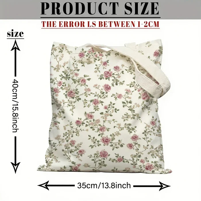 Floral Print Tote Bag — Boho Everyday Carry
