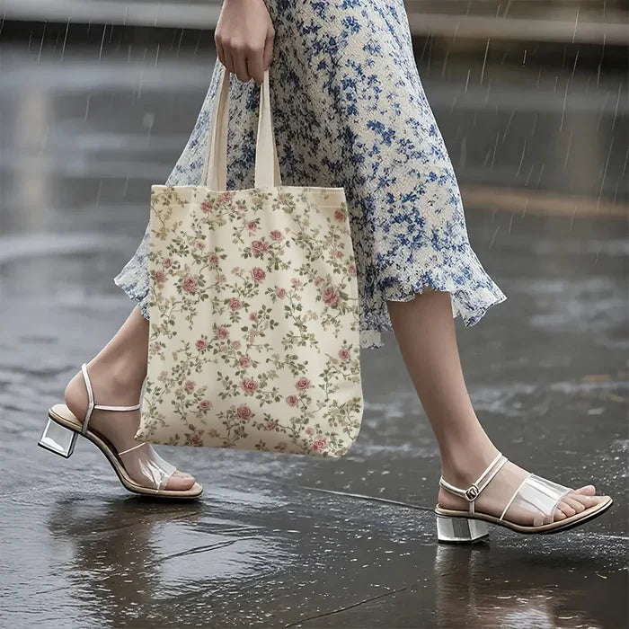 Floral Print Tote Bag — Boho Everyday Carry