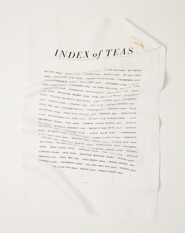 Sir Madam Tea List Tea Towel