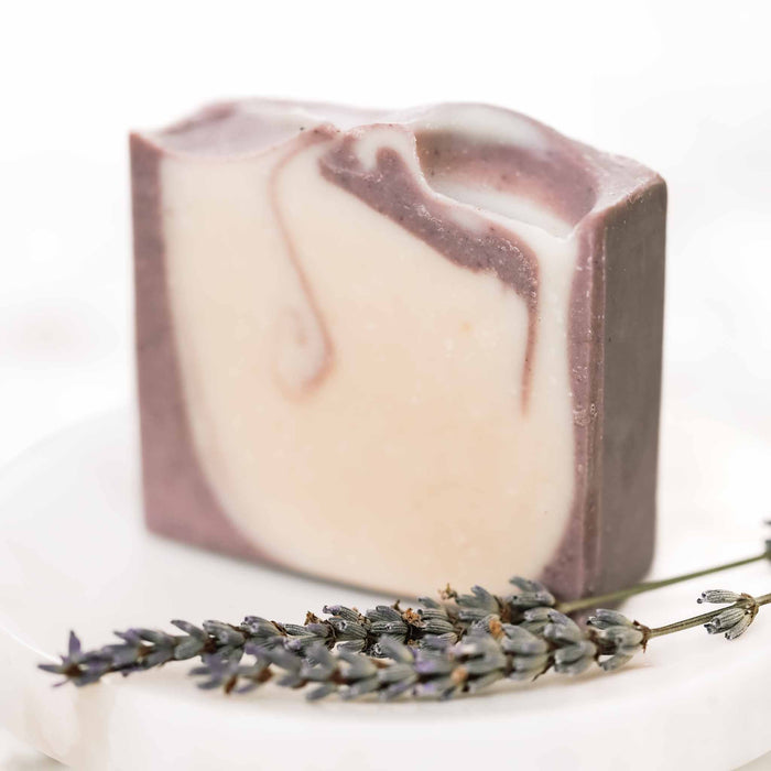 Lavender + Mint Bar — Handmade Tallow & Goat Milk Soap