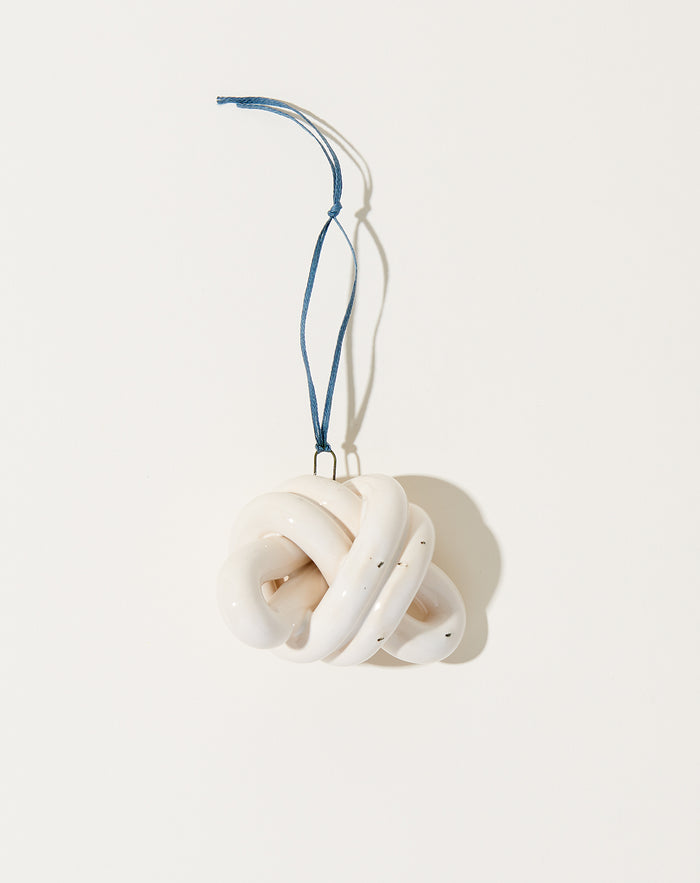 SIN Marin D Ornament in White