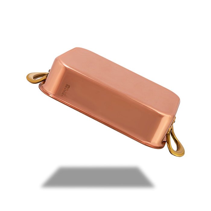 Mauviel Copper Roasting Pan With Brass Handles, 7.1 x 5.5-in - Mauviel1830