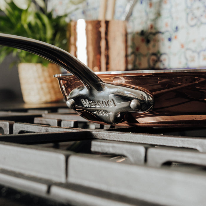 Mauviel 1830 M'6 S Induction Copper Frying Pan With Cast Stainless Steel Handle