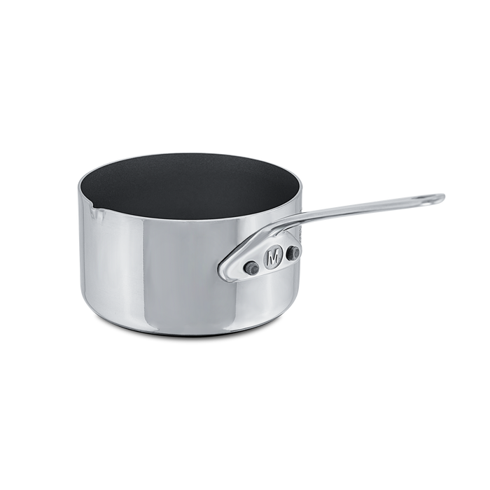 Mauviel M'MINIS Sauce Pan With Cast Stainless Steel Handle, 0.2-Qt - Mauviel1830