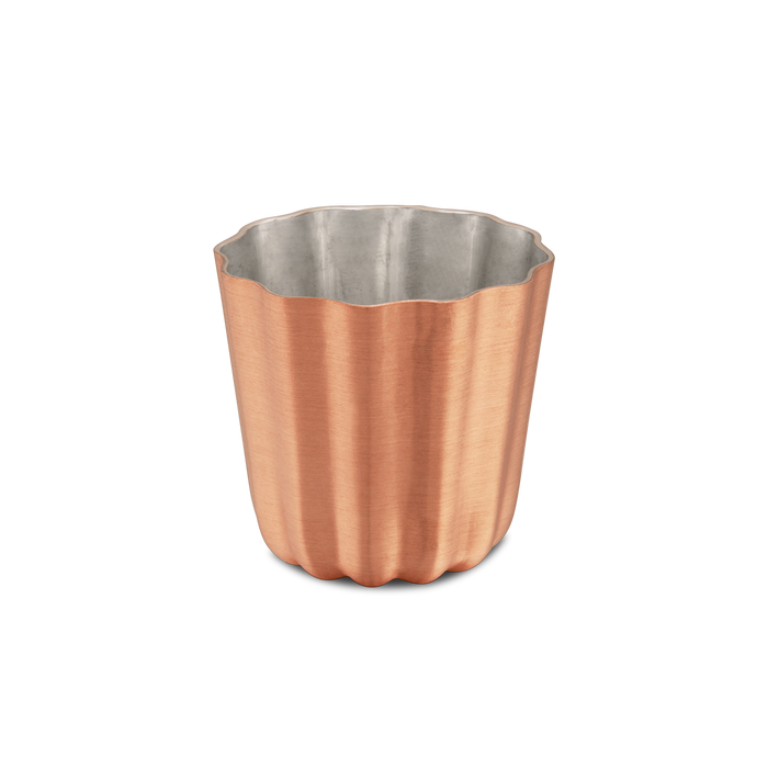 Mauviel M'Passion 6-Piece Copper Tinned Canele Mold Set, 1.8-In - Mauviel1830