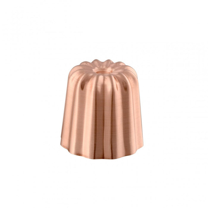 Mauviel M'Passion 6-Piece Copper Tinned Canele Mold, 2.2-In - Mauviel1830