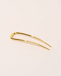 Machete Midi French Hair Pin in Gold