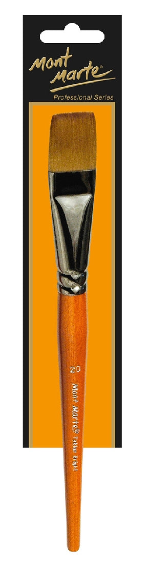 M.M. Artist Brush Taklon Short Bright 12