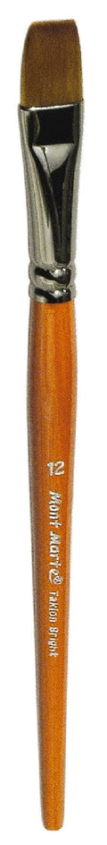 M.M. Artist Brush Taklon Short Bright 12