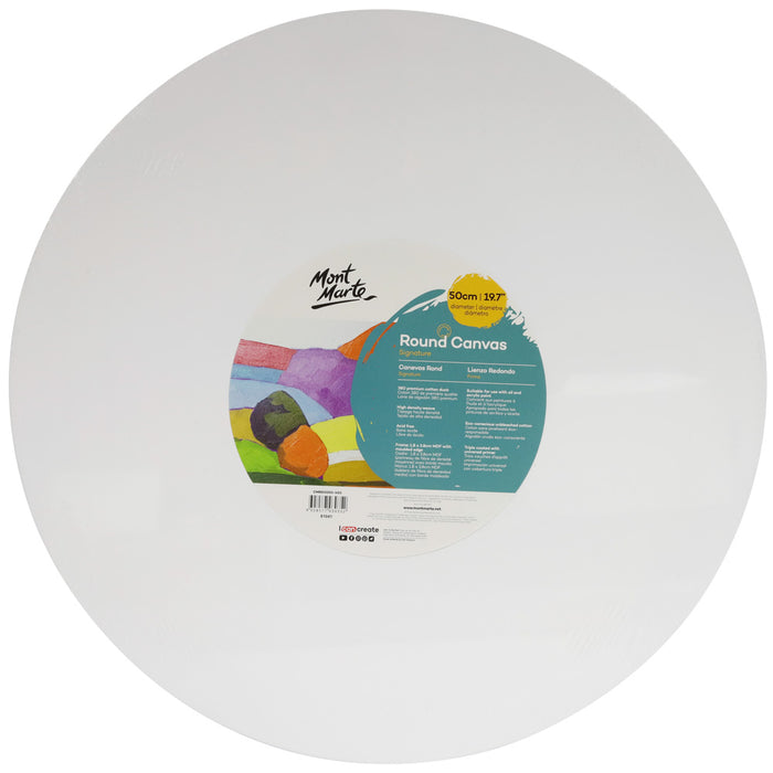M.M. Canvas Round S.t.
