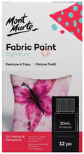 M.M. Fabric Paint Set 12pc X 20ml