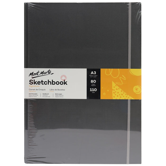 M.M. Hardbound Sketch Book A3 110gsm