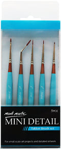 M.M. Mini Detail Brush Set 5pce