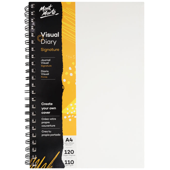 M.M. Visual Diary Paper Cover 120pge 110gsm A4