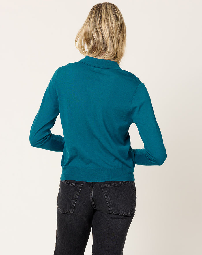 Demylee Monica Polo in Mediterranean Blue