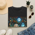 Mystic Moonlight Forest T-Shirt — Crystal Ball, Crystal Cave & Bats Full Moon Graphic Tee
