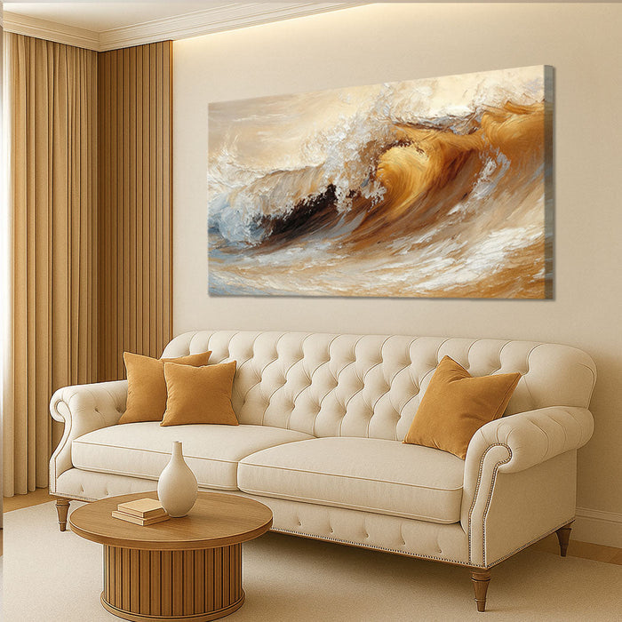 Ocean Wave Seascape Wall Art III | Coastal Canvas Print