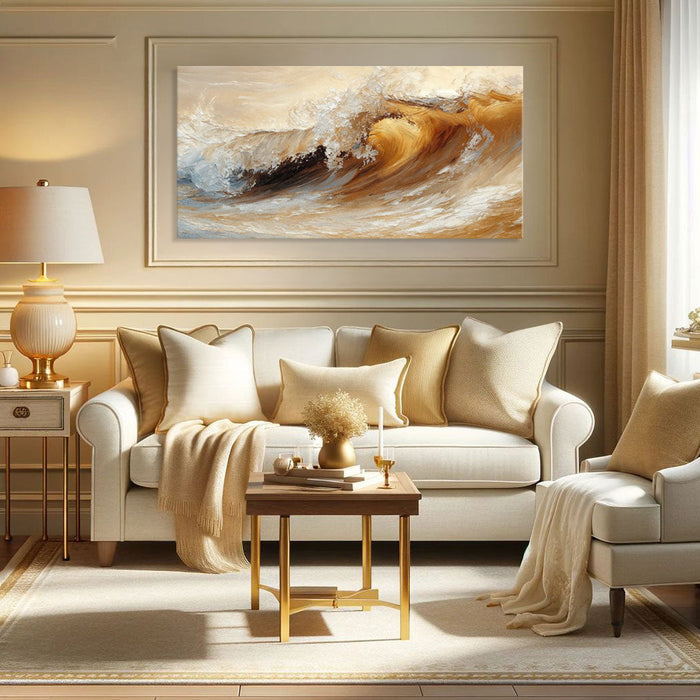 Ocean Wave Seascape Wall Art III | Coastal Canvas Print