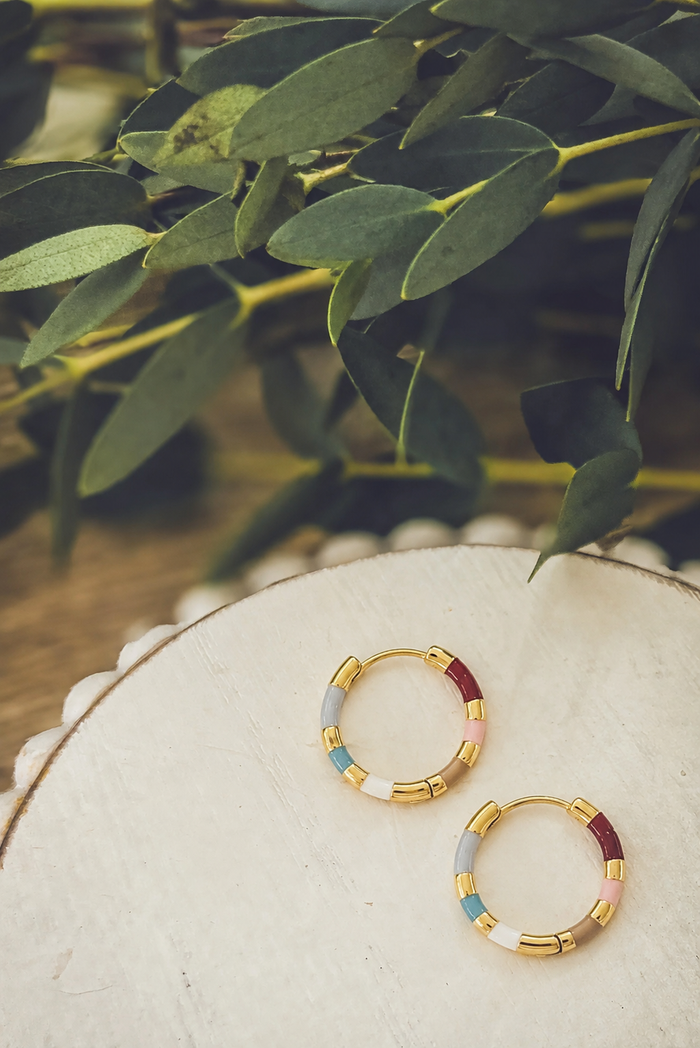 Patchwork Hoops
