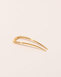 Machete Petite Oval French Hair Pin in Gold