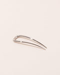 Machete Petite Oval French Hair Pin in Silver