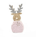 Plush Wooden Reindeer 11.5X2.3X24cm